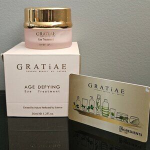 GRATIAE AGE-DEFYING EYE TREATMENT - 1.02 fl / 30 ml - Brand New - Sealed